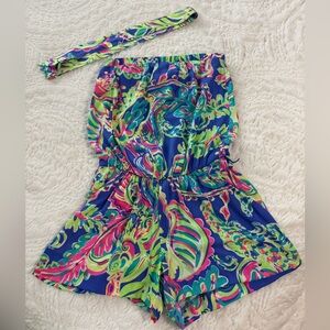 Lilly Pulitzer Ritz Romper- Like New Size XS C0035